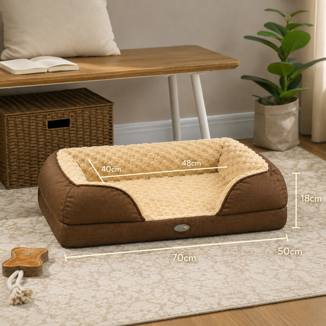 Luxury Plush Calming Dog Bed — image 4 of 4